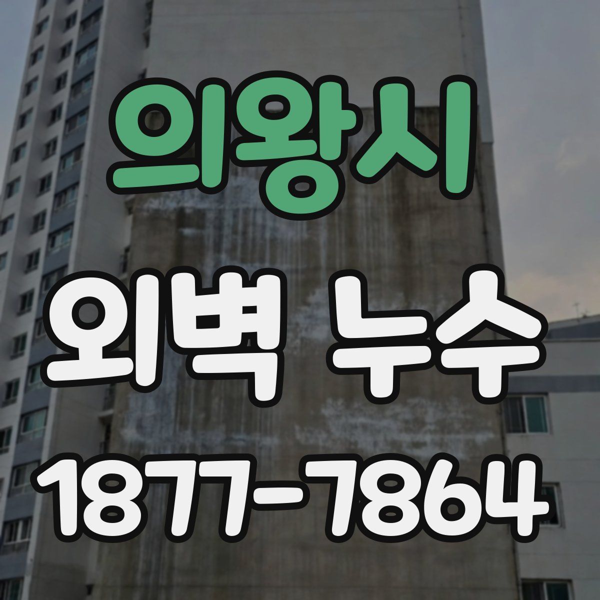 의왕시 외벽 누수