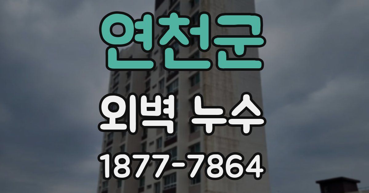 연천군 외벽 누수