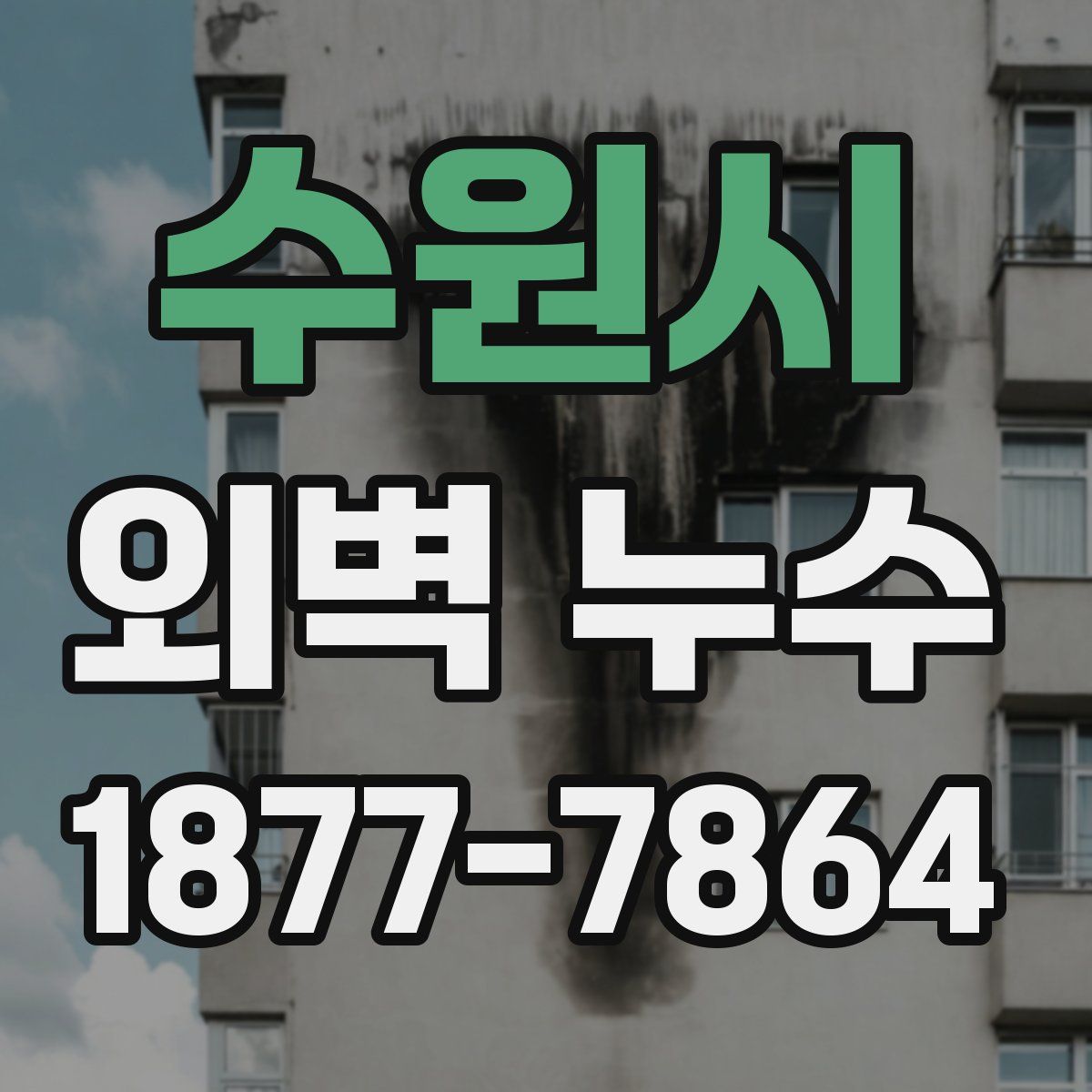 수원시 외벽 누수