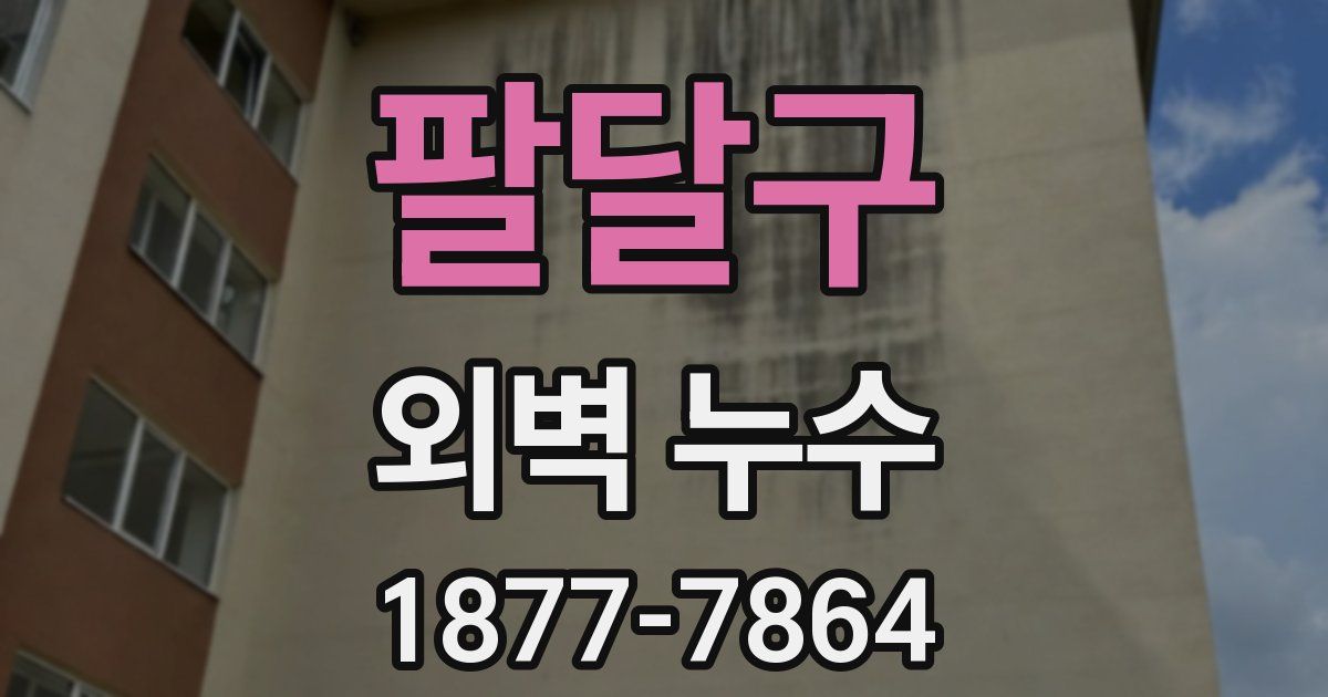 팔달구 외벽 누수