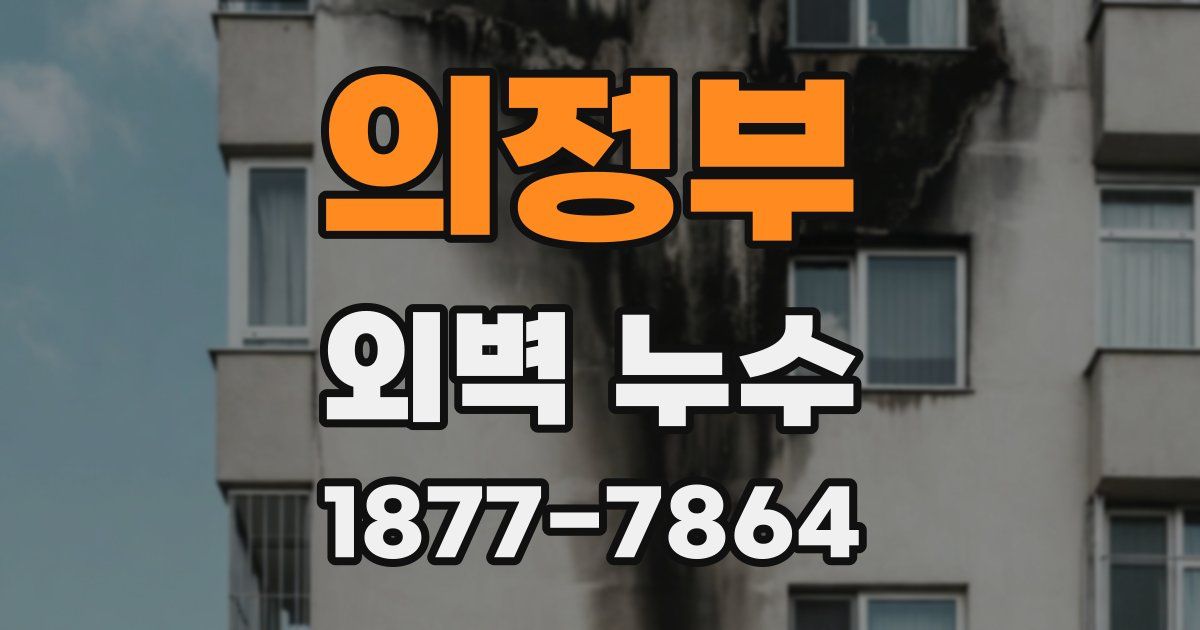의정부 외벽 누수