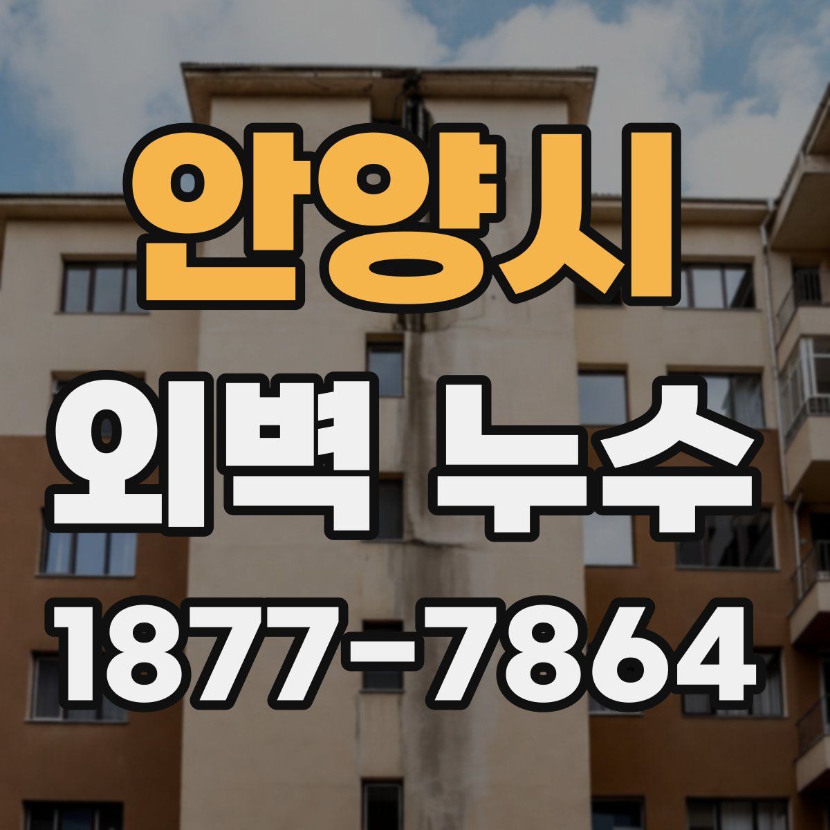 안양시 외벽 누수