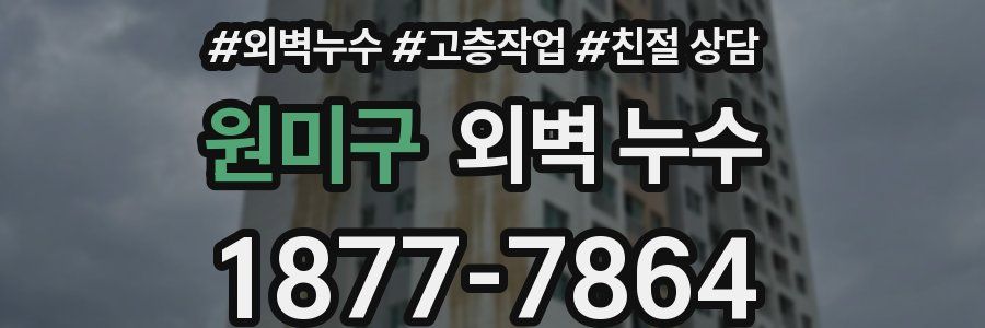 원미구 외벽 누수