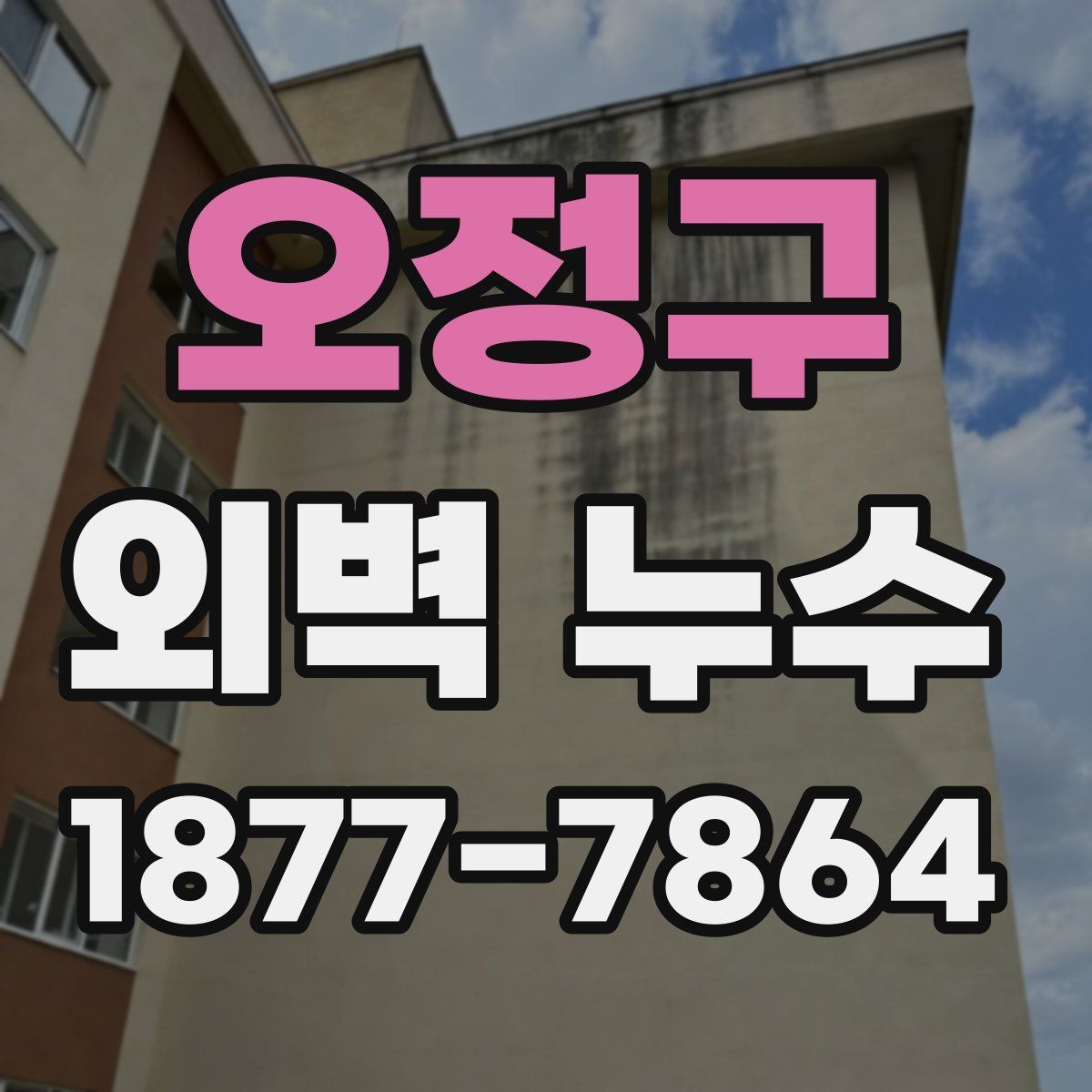 오정구 외벽 누수