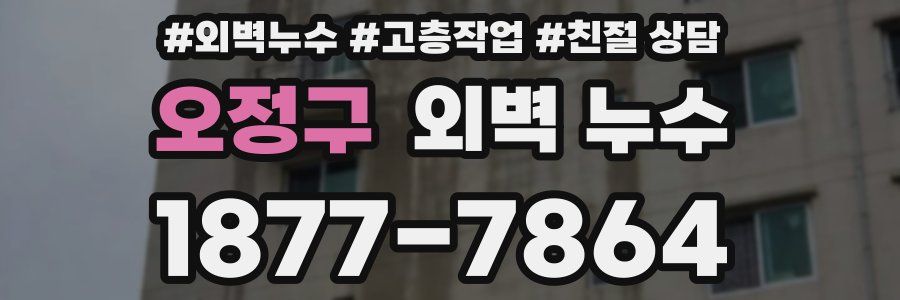 오정구 외벽 누수