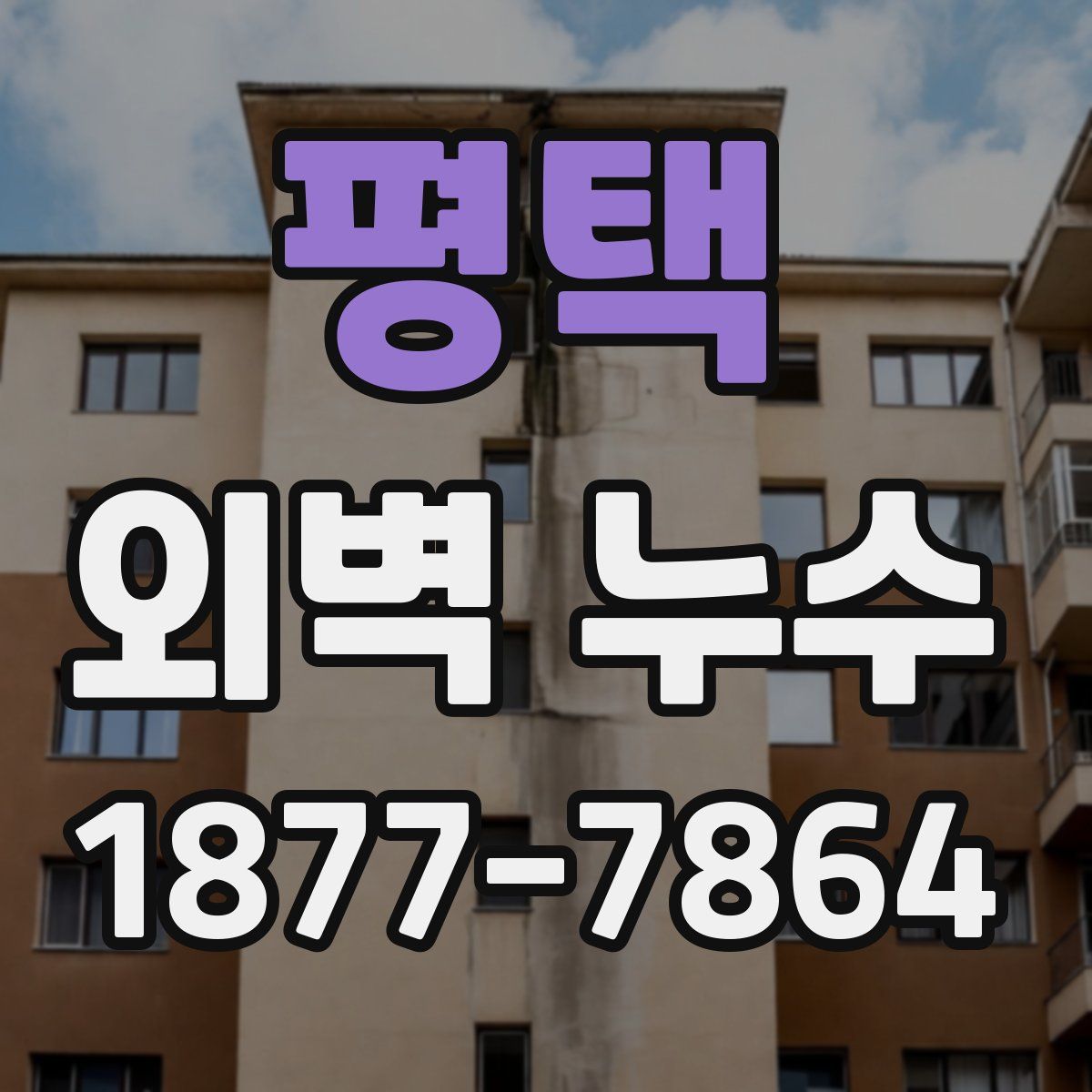 평택 외벽 누수