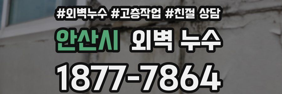 안산시 외벽 누수