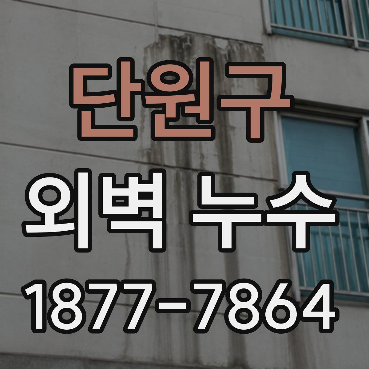 단원구 외벽 누수