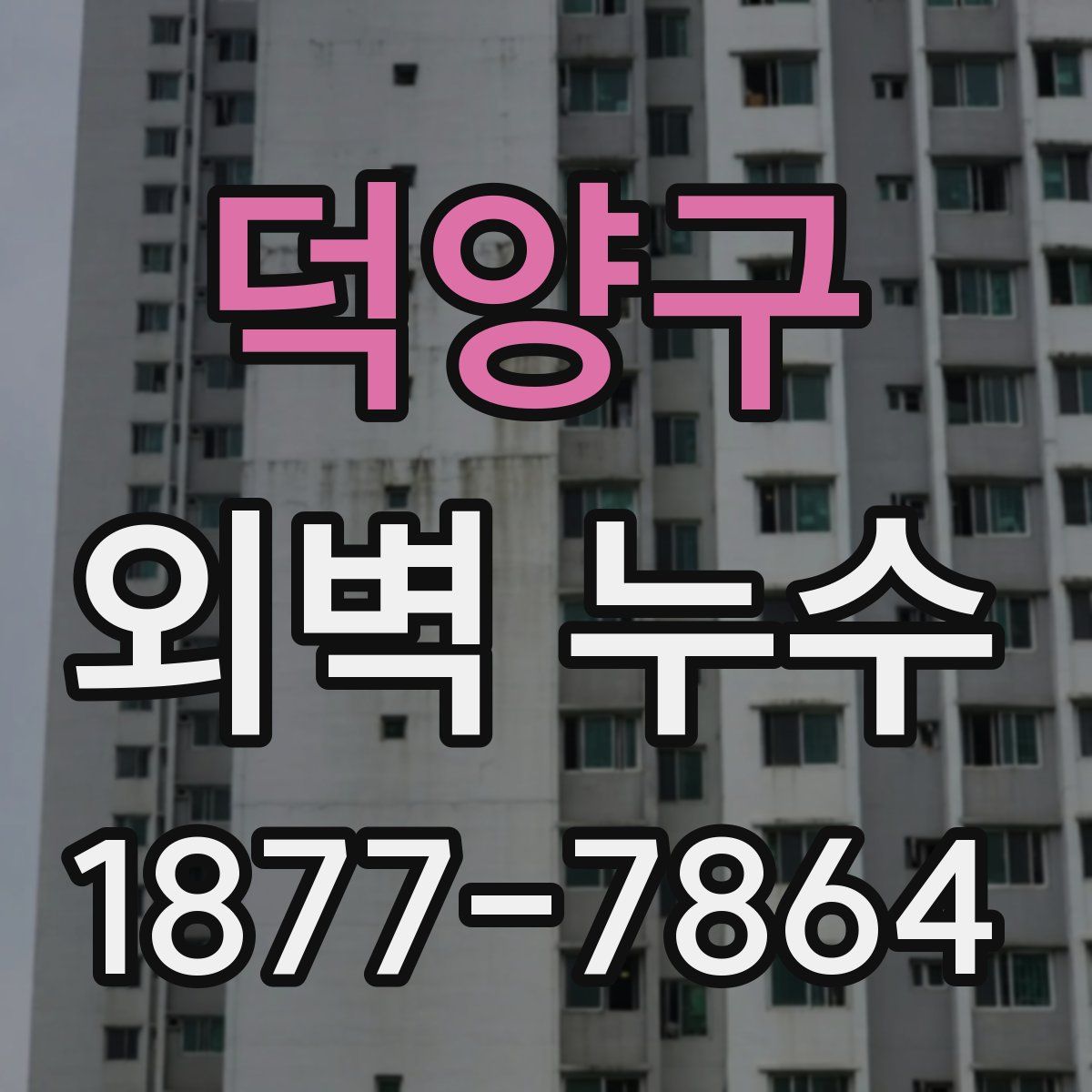 덕양구 외벽 누수