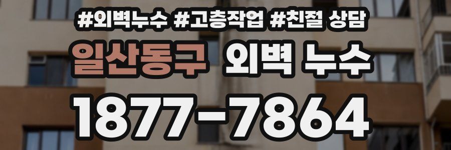 일산동구 외벽 누수