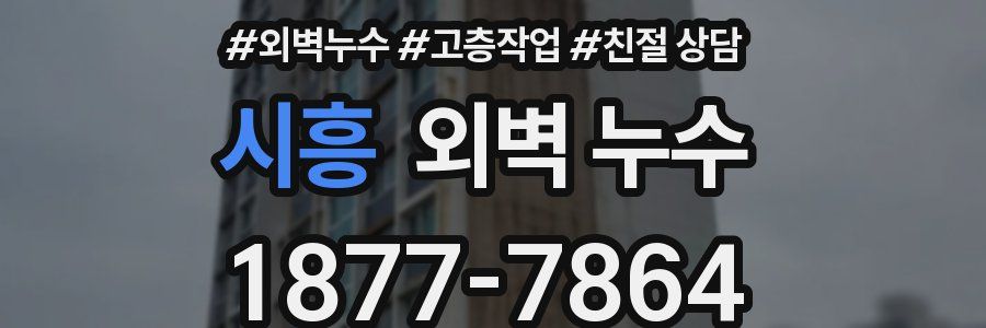 시흥 외벽 누수