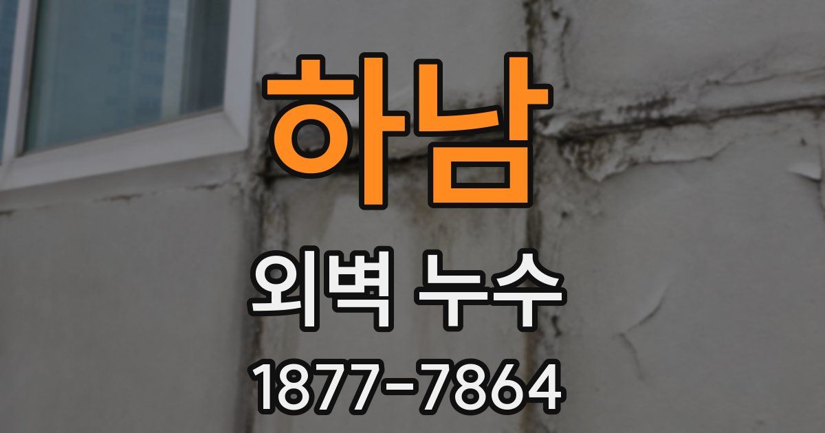 하남 외벽 누수