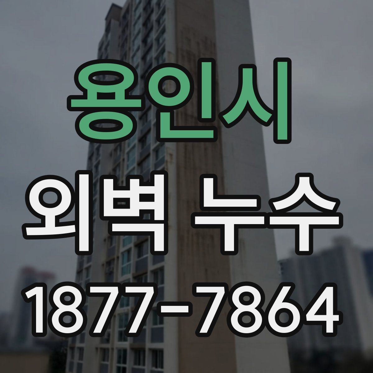 용인시 외벽 누수