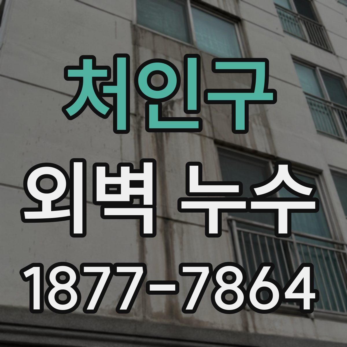 처인구 외벽 누수