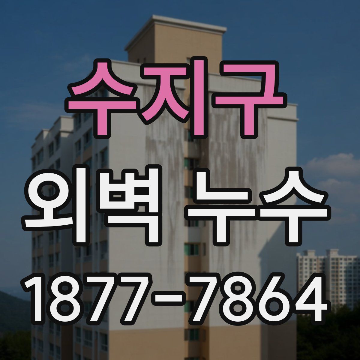 수지구 외벽 누수