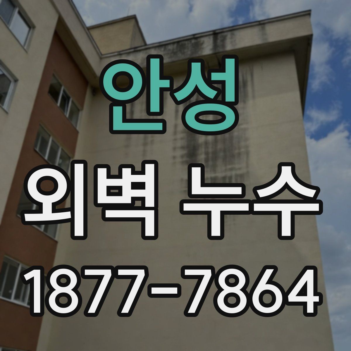 안성 외벽 누수 보수 후 관리가 중요한 이유