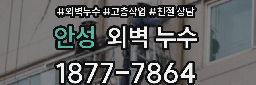 안성 외벽 누수