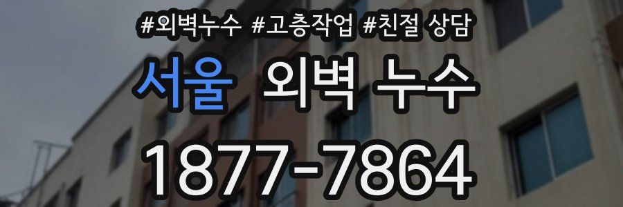 서울 외벽 누수