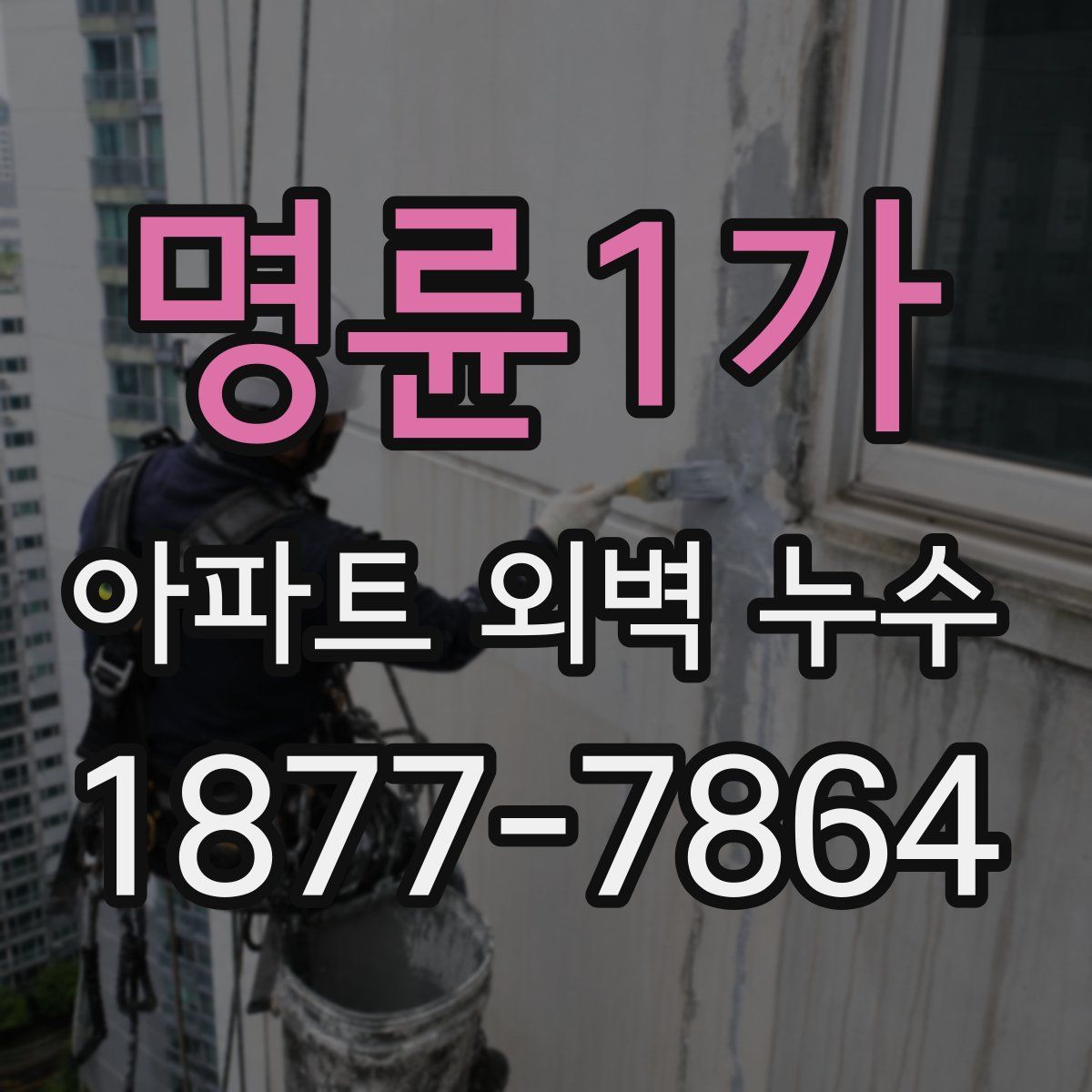 명륜1가 아파트 외벽 누수
