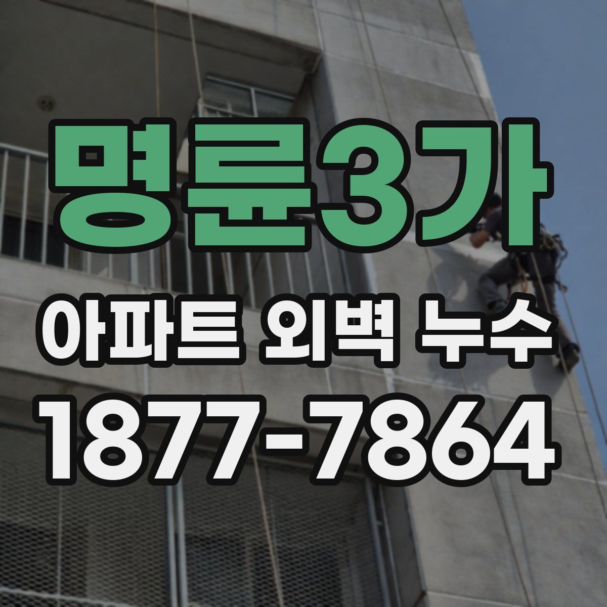 명륜3가 아파트 외벽 누수