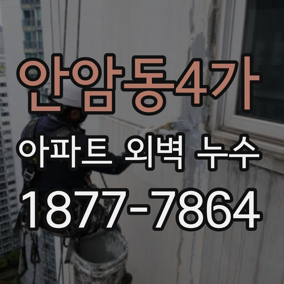 안암동4가 아파트 외벽 누수