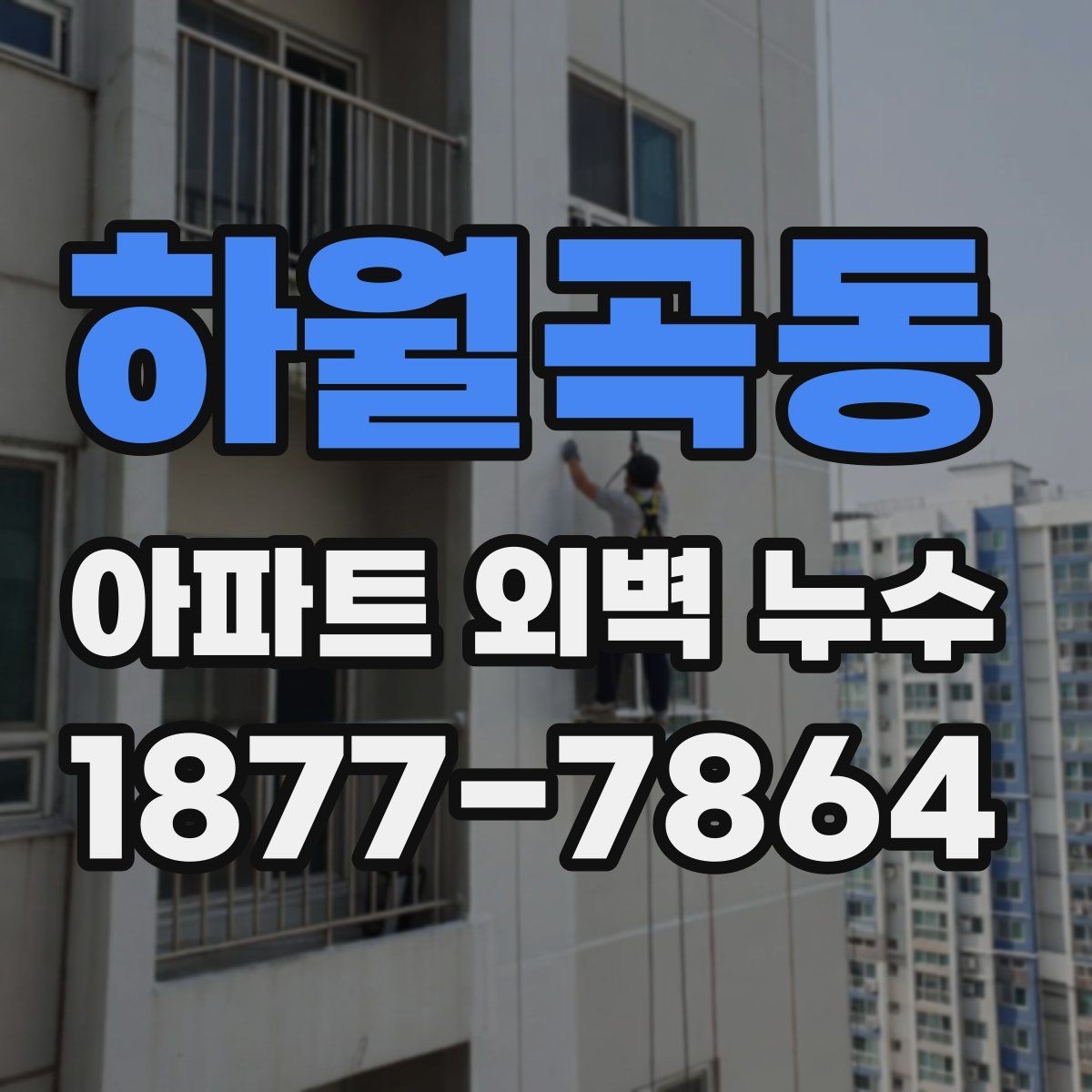 하월곡동 아파트 외벽 누수 장기 누수로 번지기 전 대처