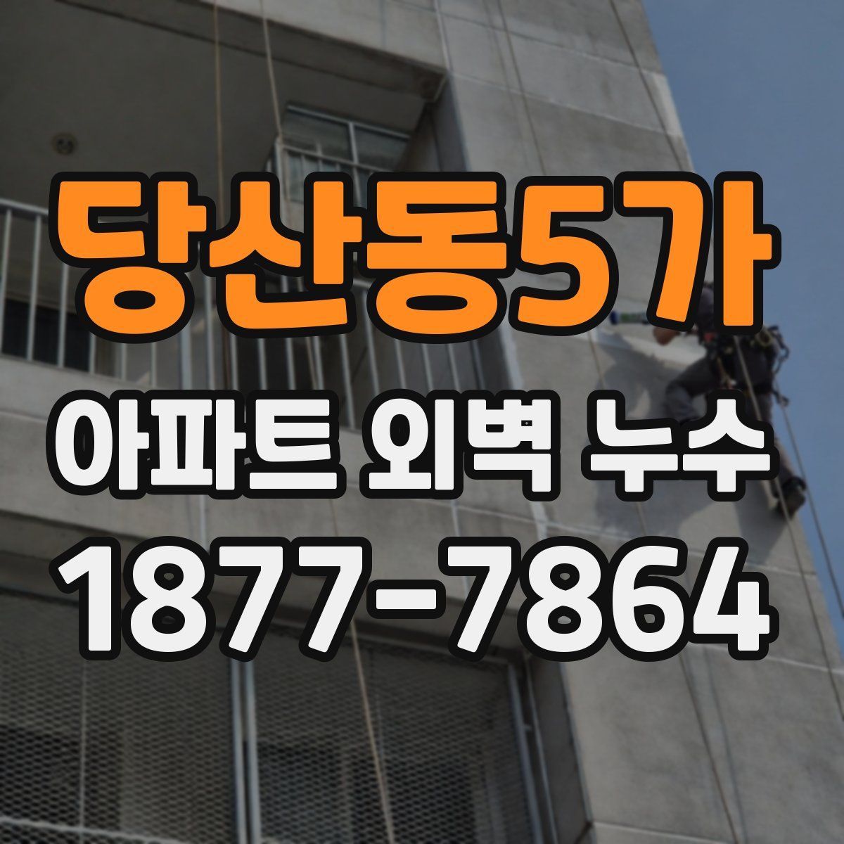 당산동5가 아파트 외벽 누수