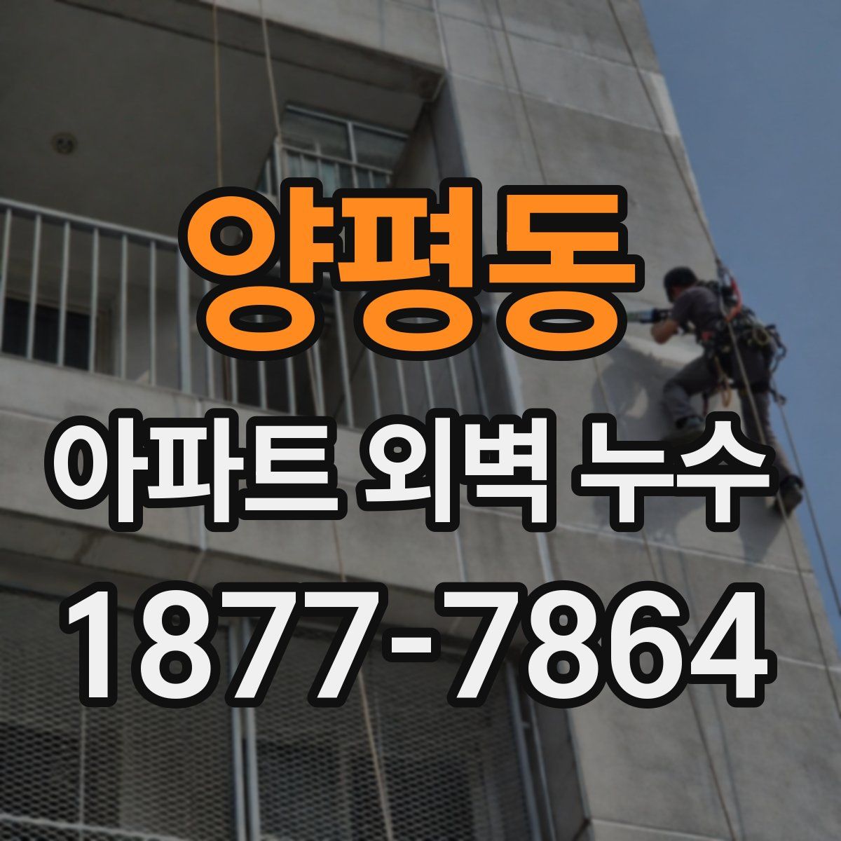 양평동 아파트 외벽 누수