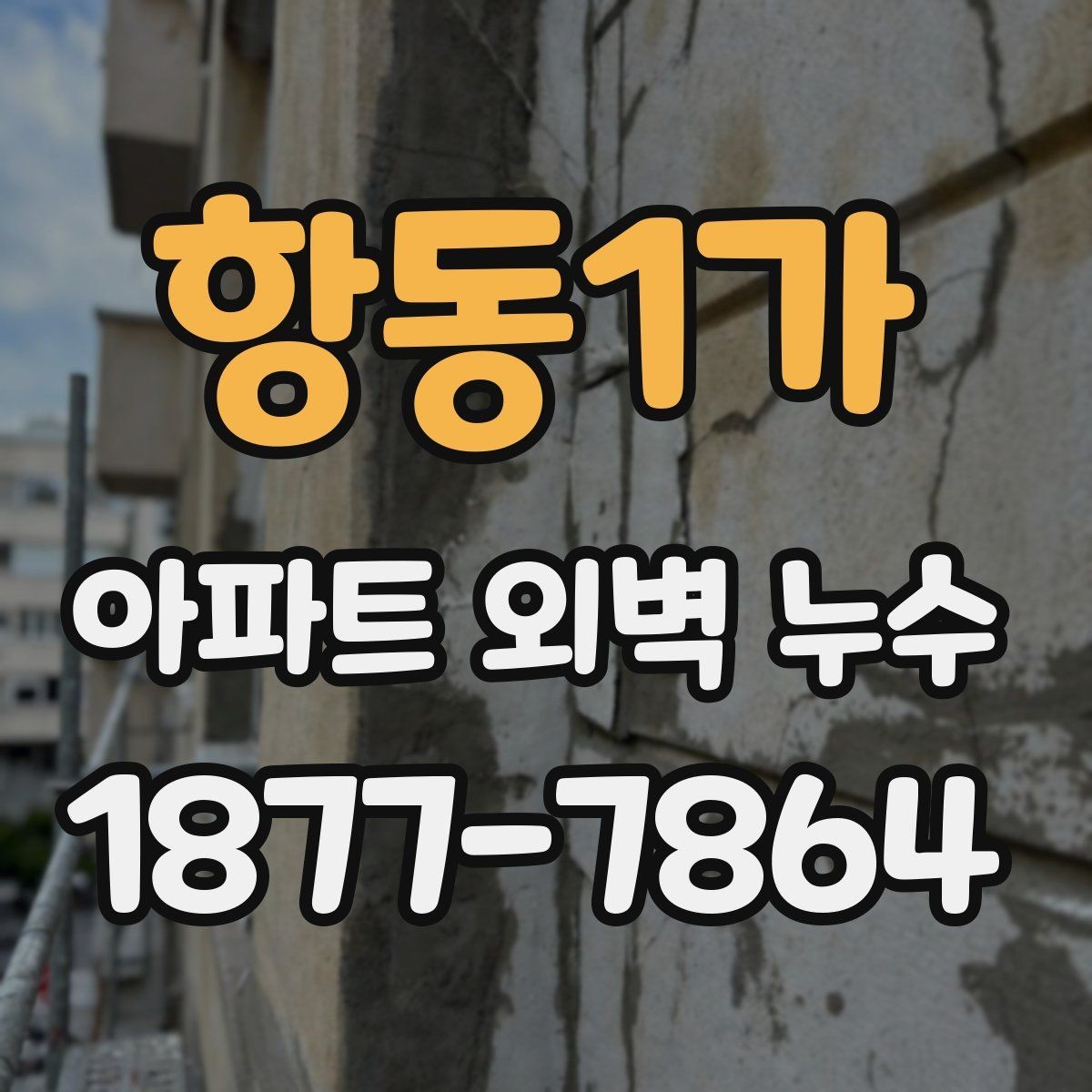 항동1가 아파트 외벽 누수 조사 결과를 해석하는 방법