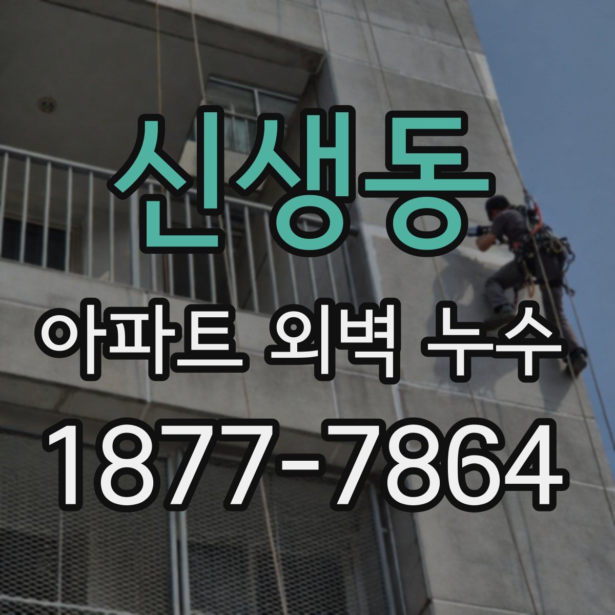 신생동 아파트 외벽 누수