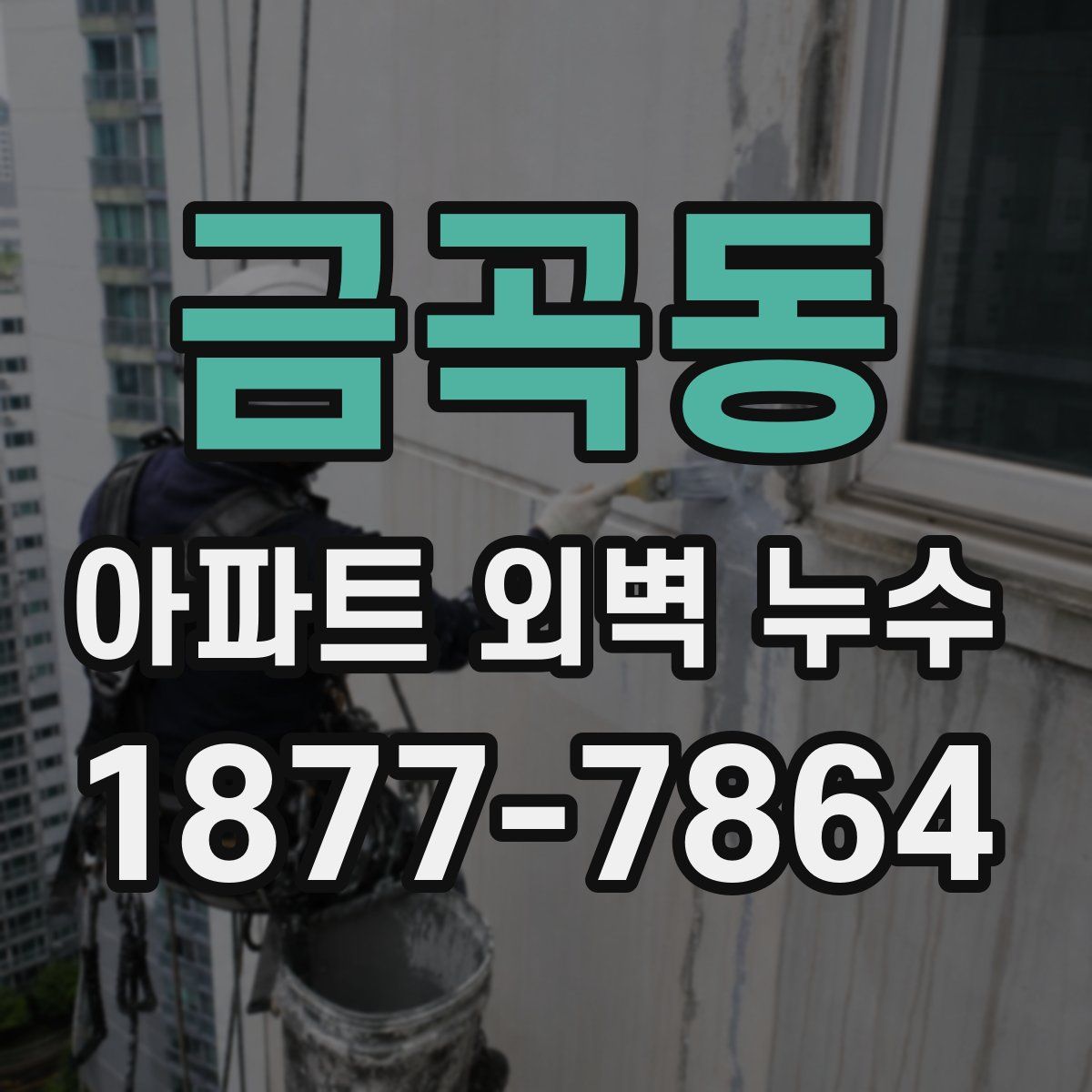 금곡동 아파트 외벽 누수