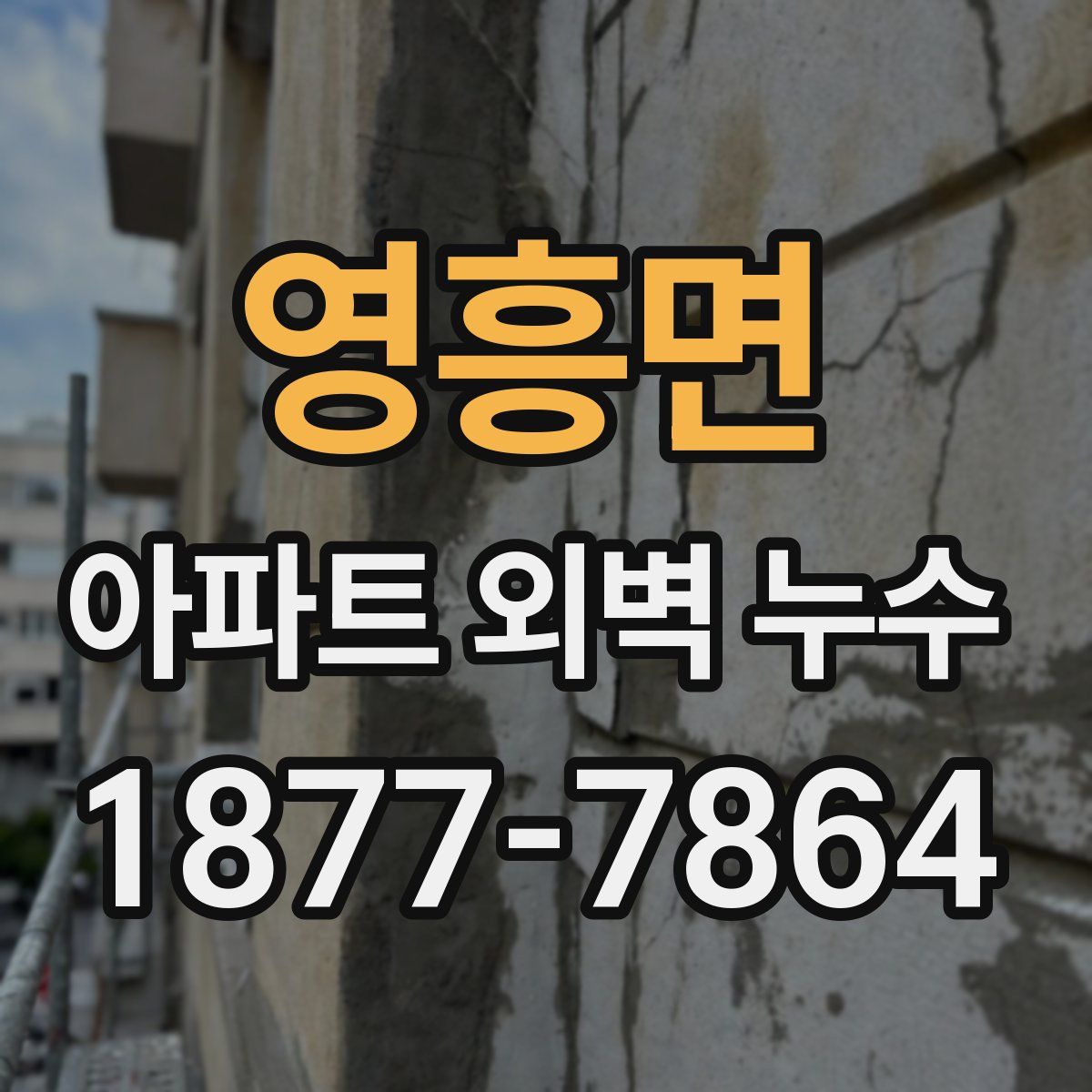 영흥면 아파트 외벽 누수