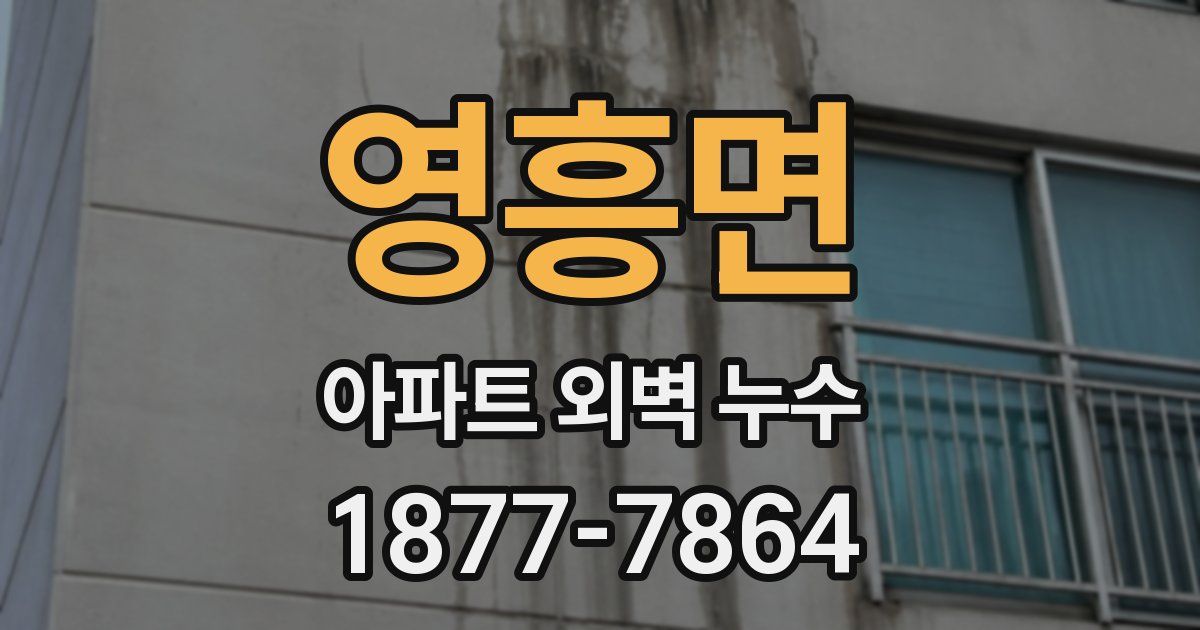 영흥면 아파트 외벽 누수