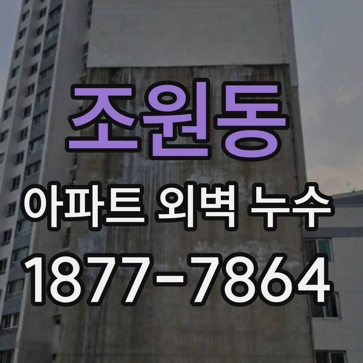 조원동 아파트 외벽 누수 보수 전 현장 사진이 중요한 이유