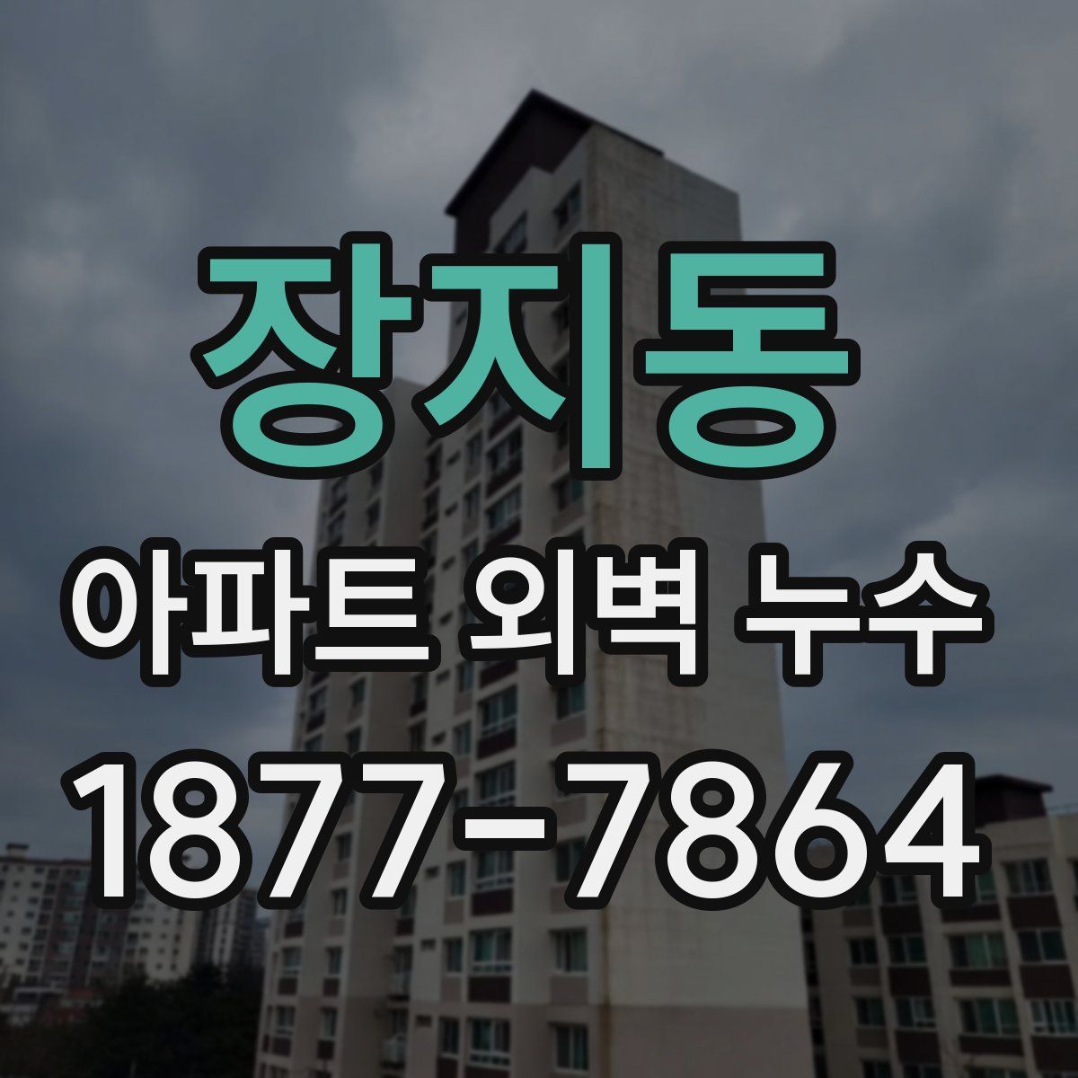 장지동 아파트 외벽 누수