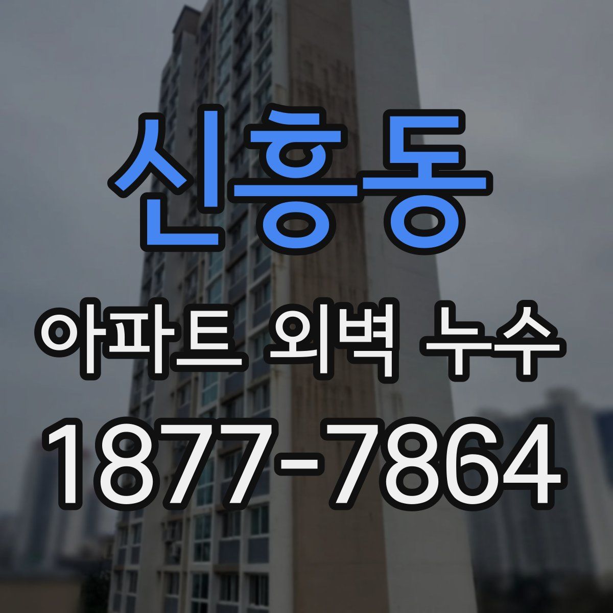 신흥동 아파트 외벽 누수