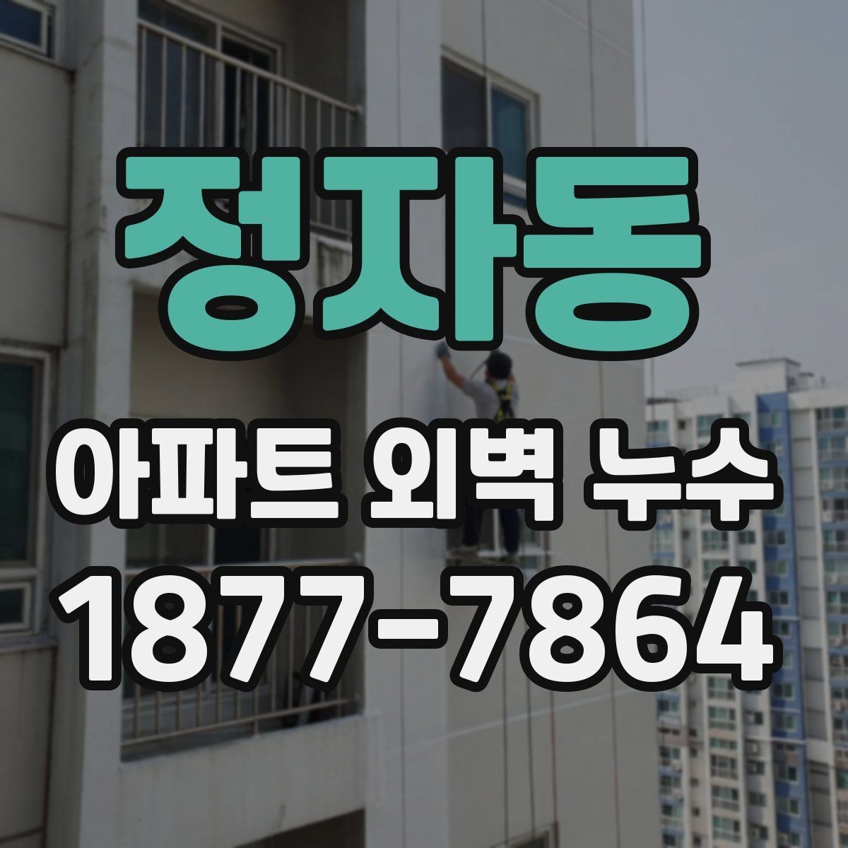 정자동 아파트 외벽 누수 원인 파악을 위한 현장 확인법