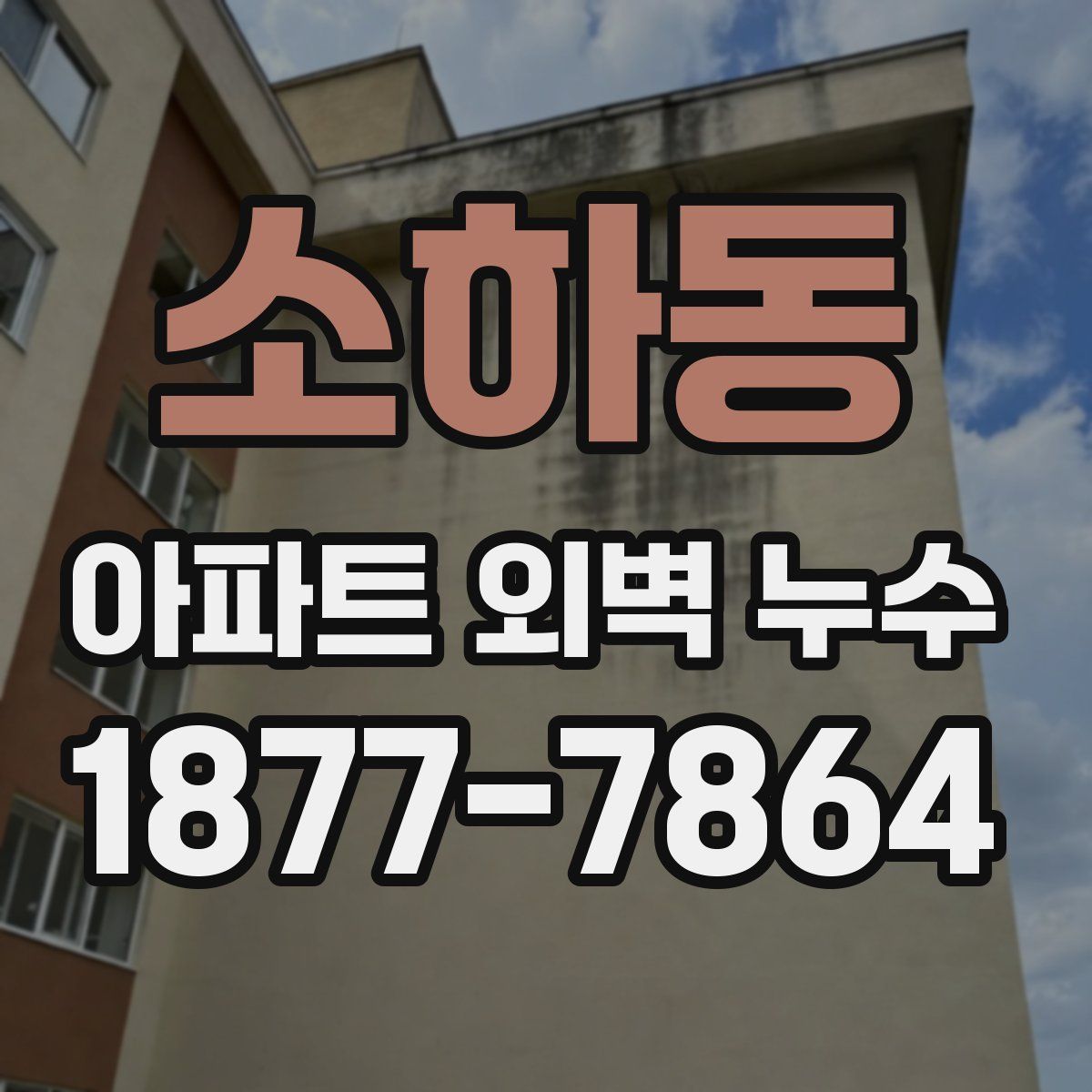 소하동 아파트 외벽 누수