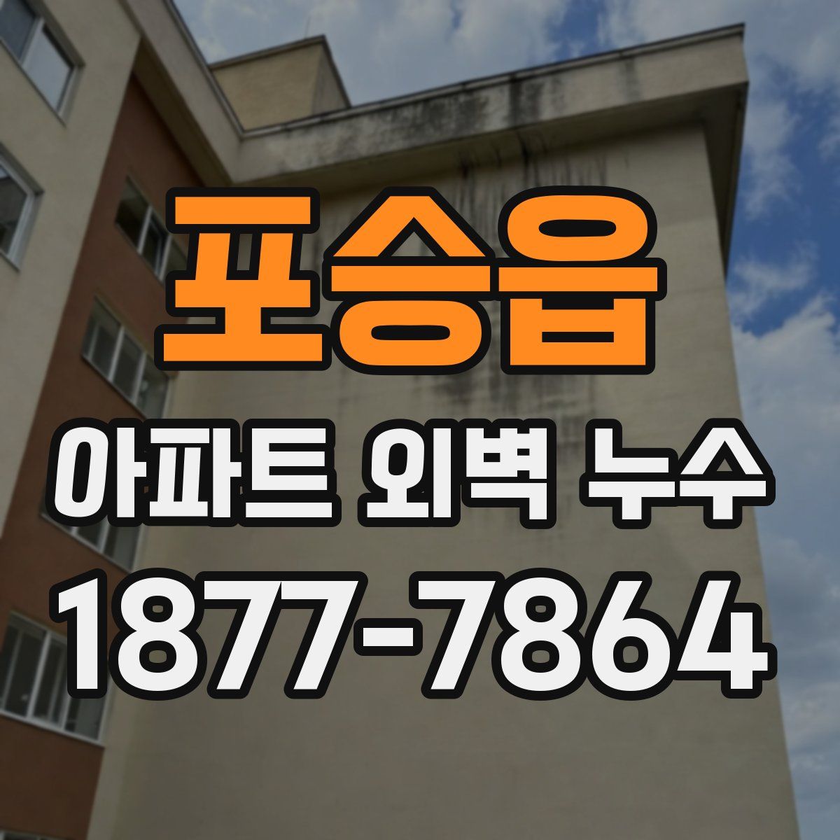 포승읍 아파트 외벽 누수