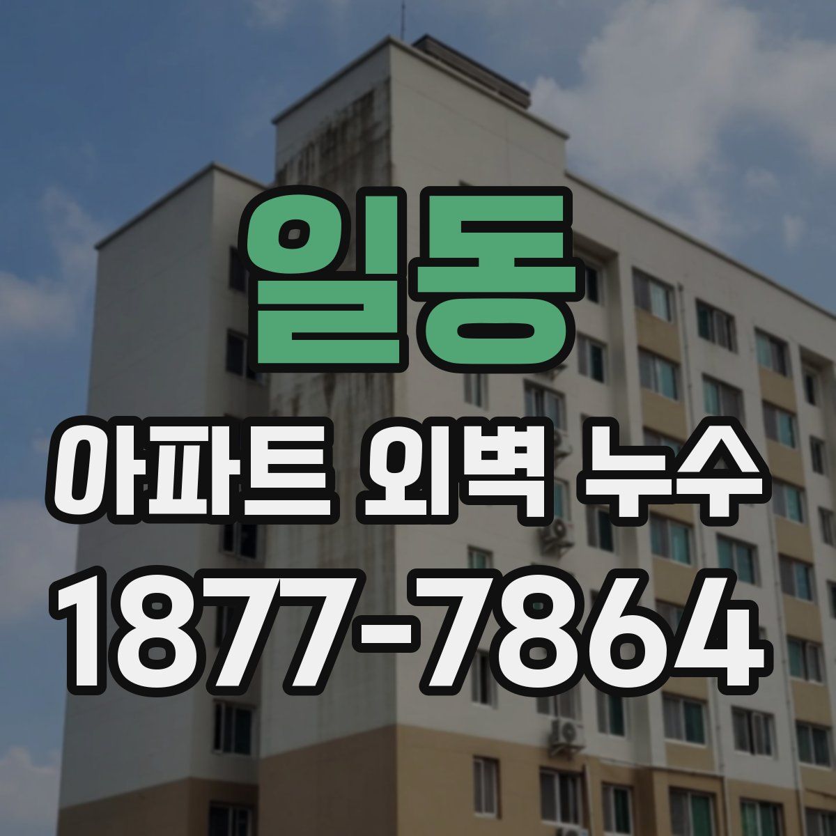 일동 아파트 외벽 누수