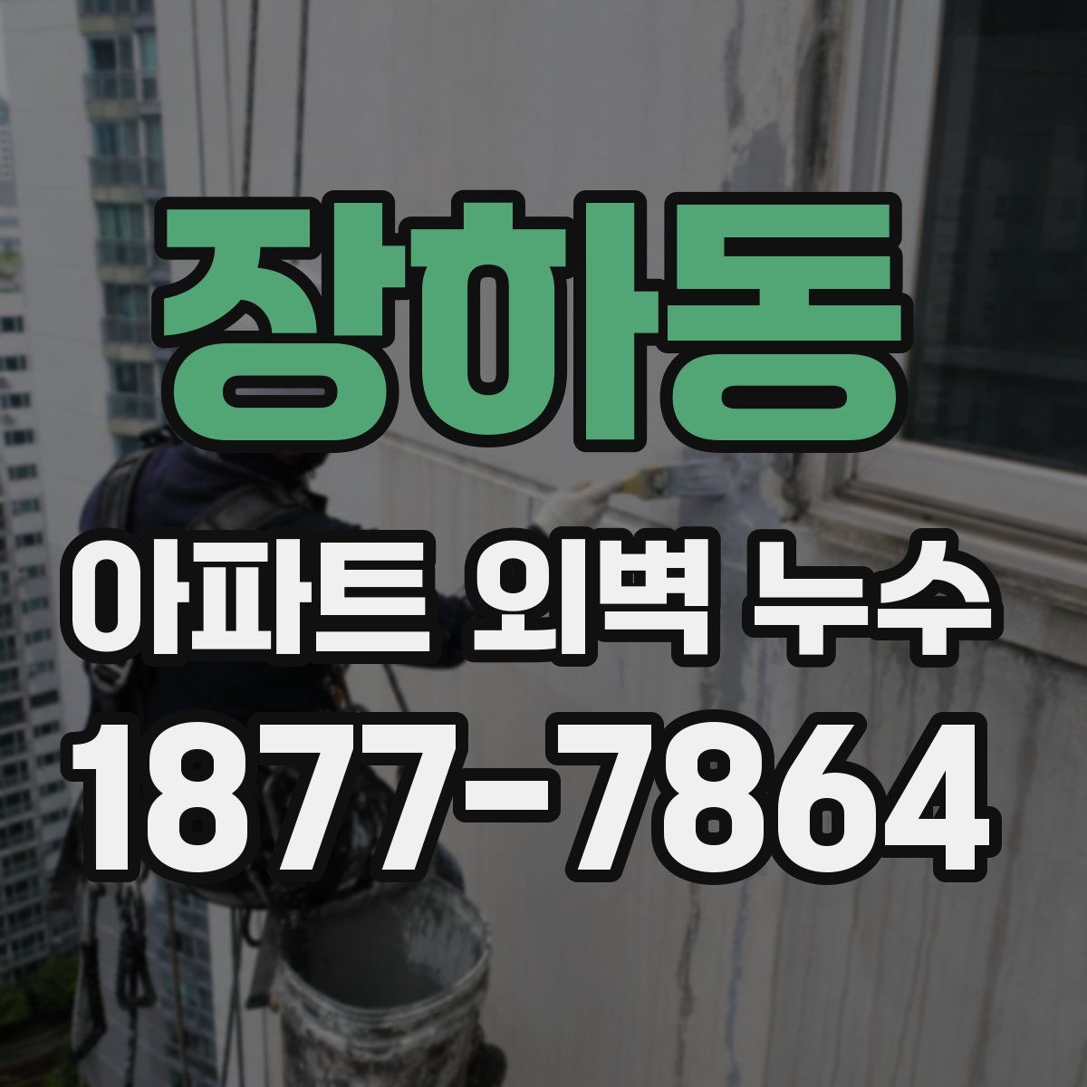 장하동 아파트 외벽 누수