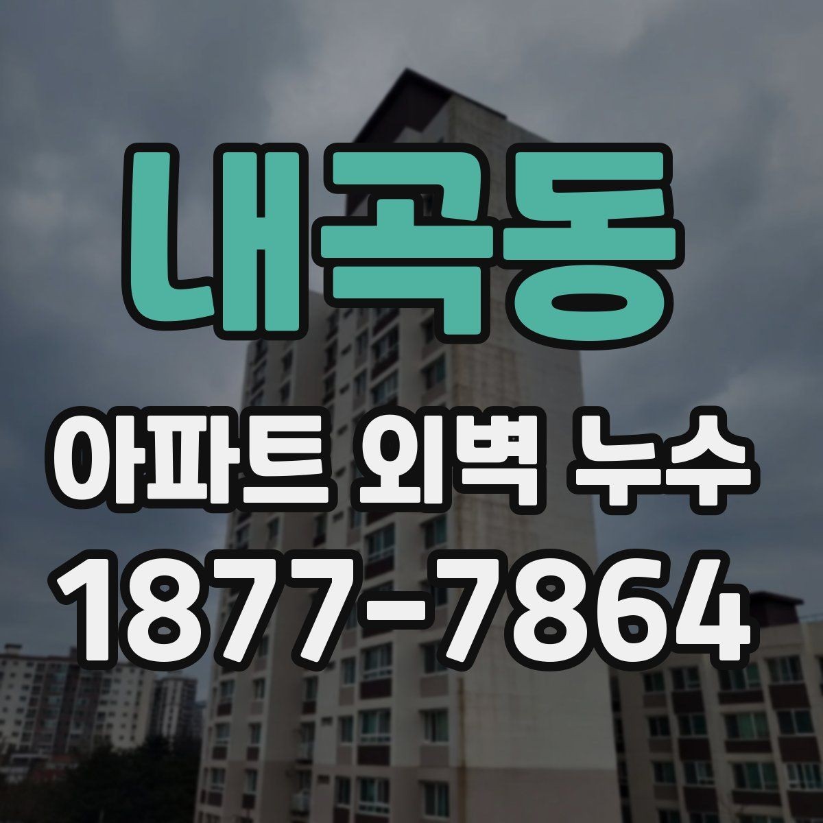내곡동 아파트 외벽 누수 사례로 배우는 예방 관리