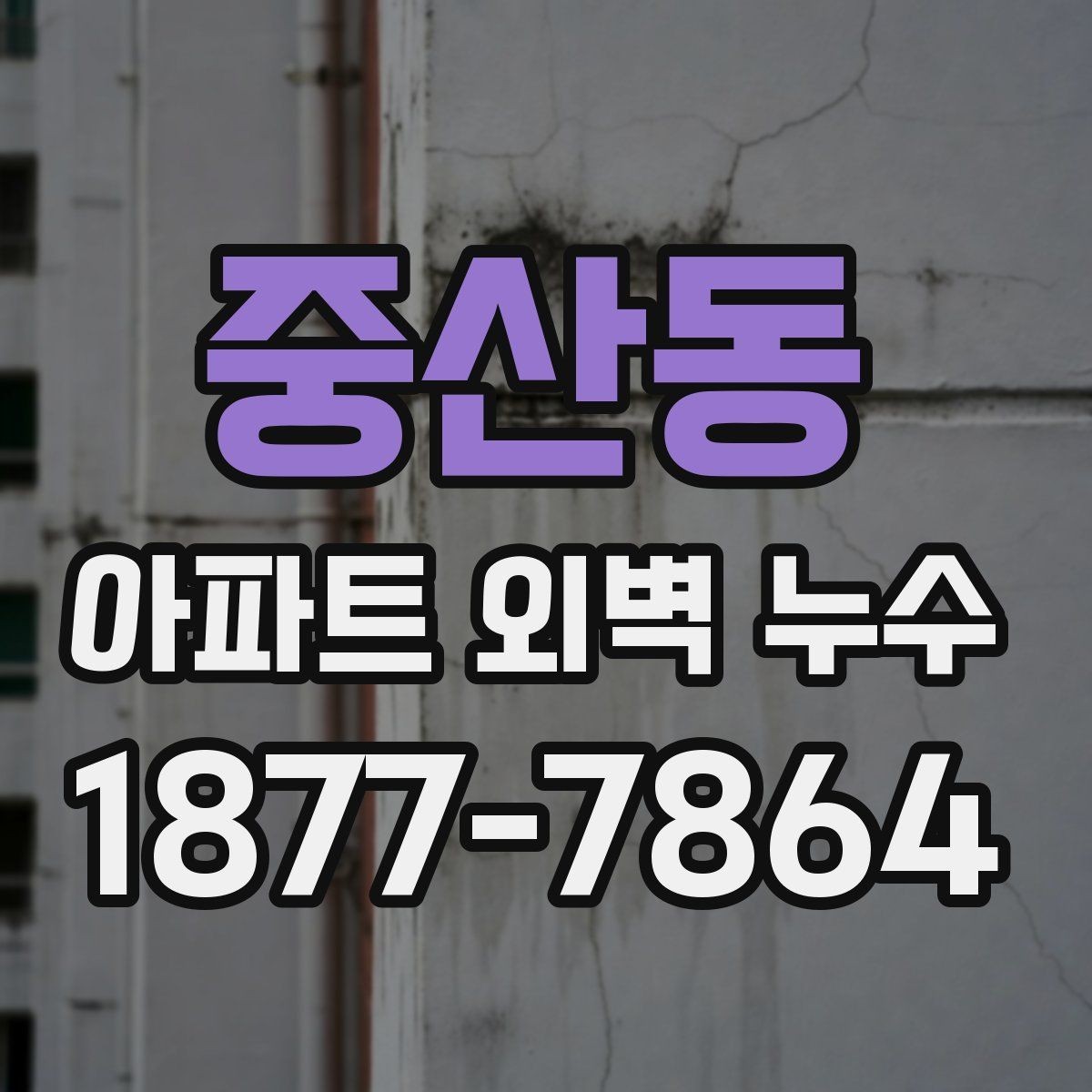 중산동 아파트 외벽 누수 조사 결과를 해석하는 방법
