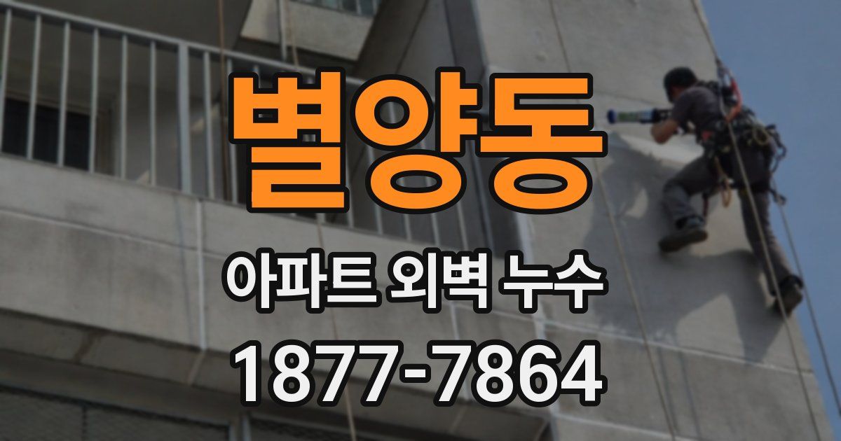 별양동 아파트 외벽 누수