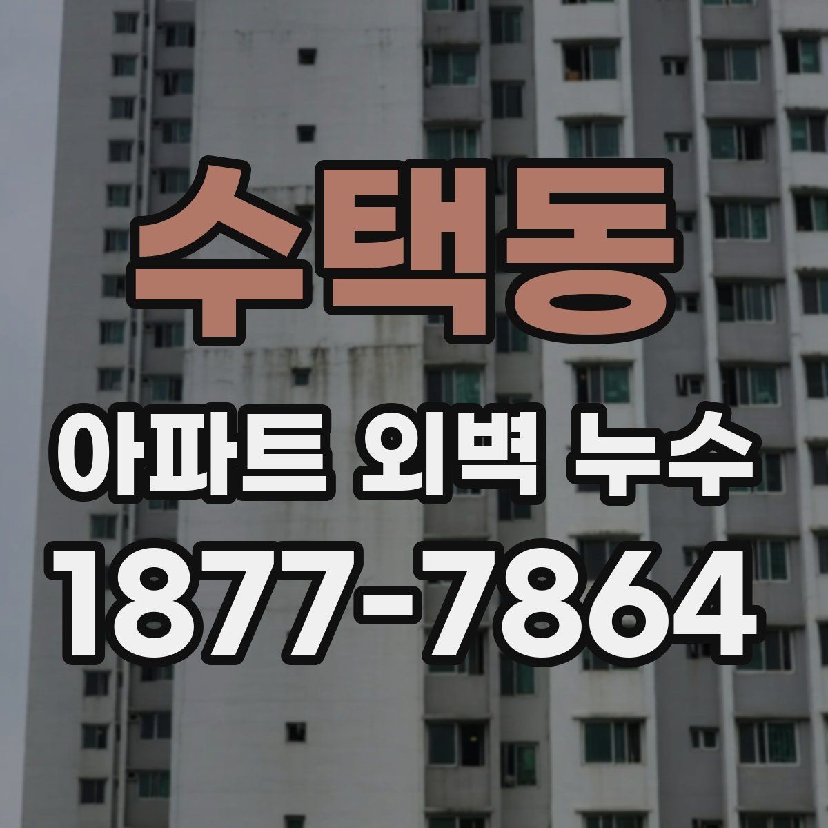 수택동 아파트 외벽 누수 세대별 증상 차이 살펴보기