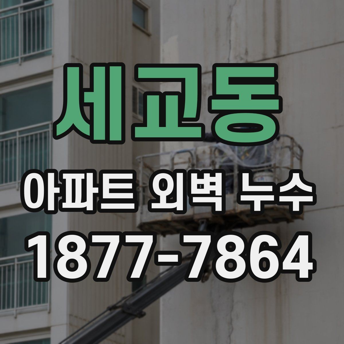 세교동 아파트 외벽 누수 예방부터 보수까지 실무 정리