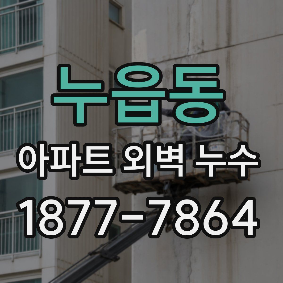 누읍동 아파트 외벽 누수