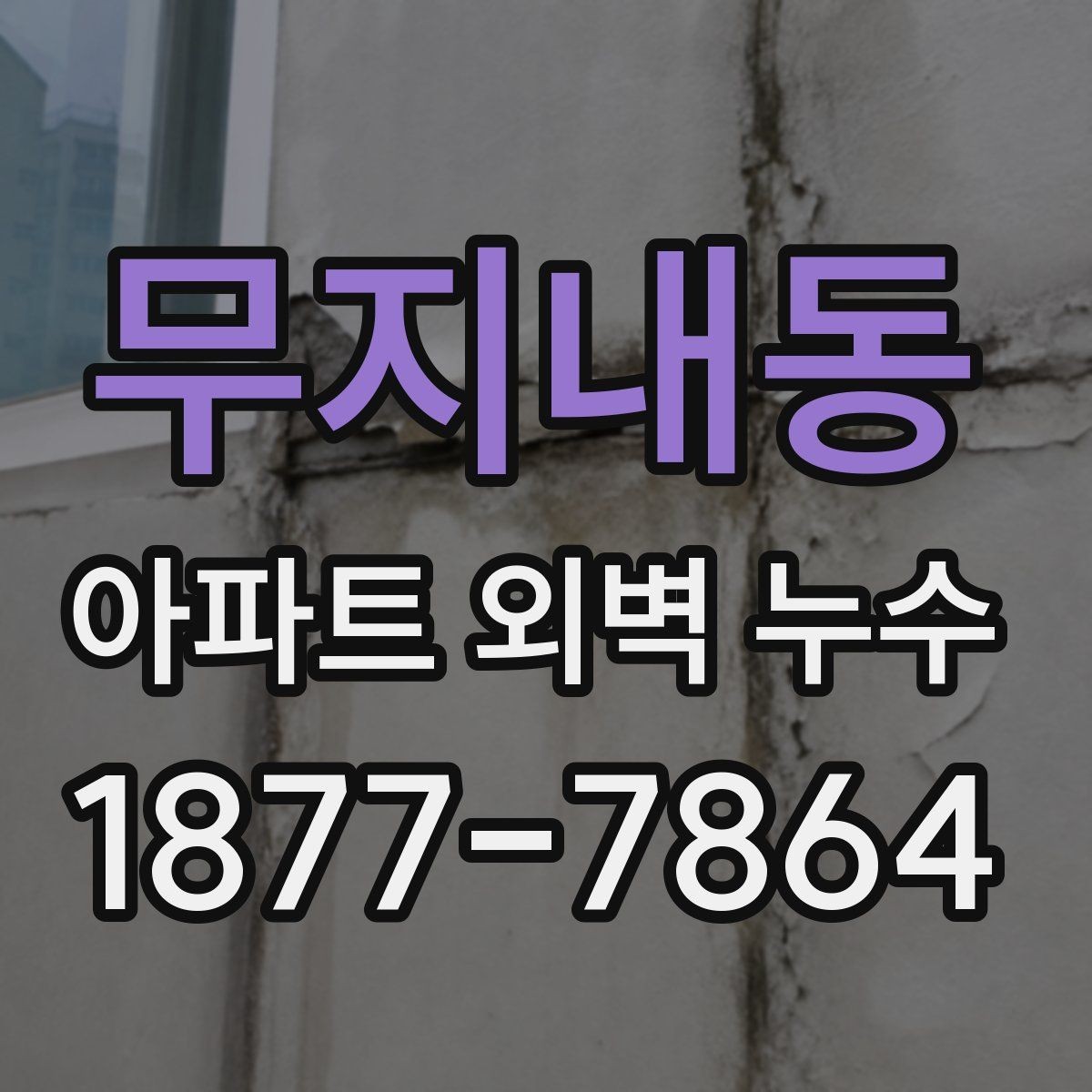 무지내동 아파트 외벽 누수 예방부터 보수까지 실무 정리