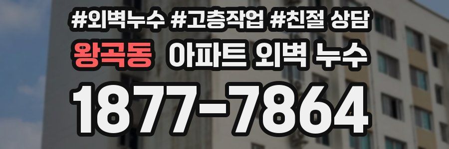왕곡동 아파트 외벽 누수