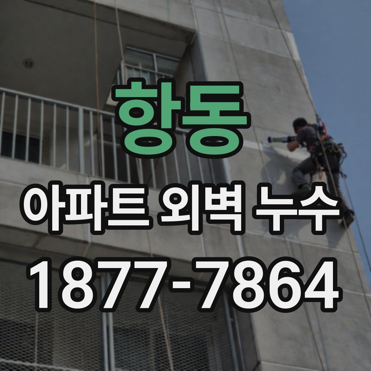 항동 아파트 외벽 누수